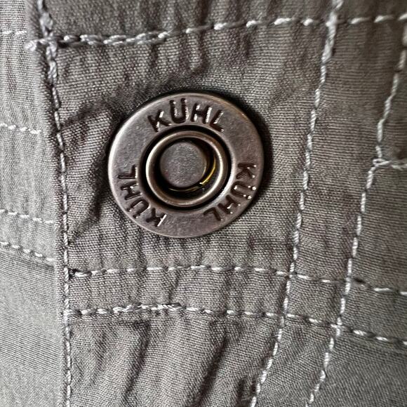 Kuhl Skirt Womens Size 10 Olive Green Khaki Carbon Kontra Outdoor Hiking - Picture 10 of 16